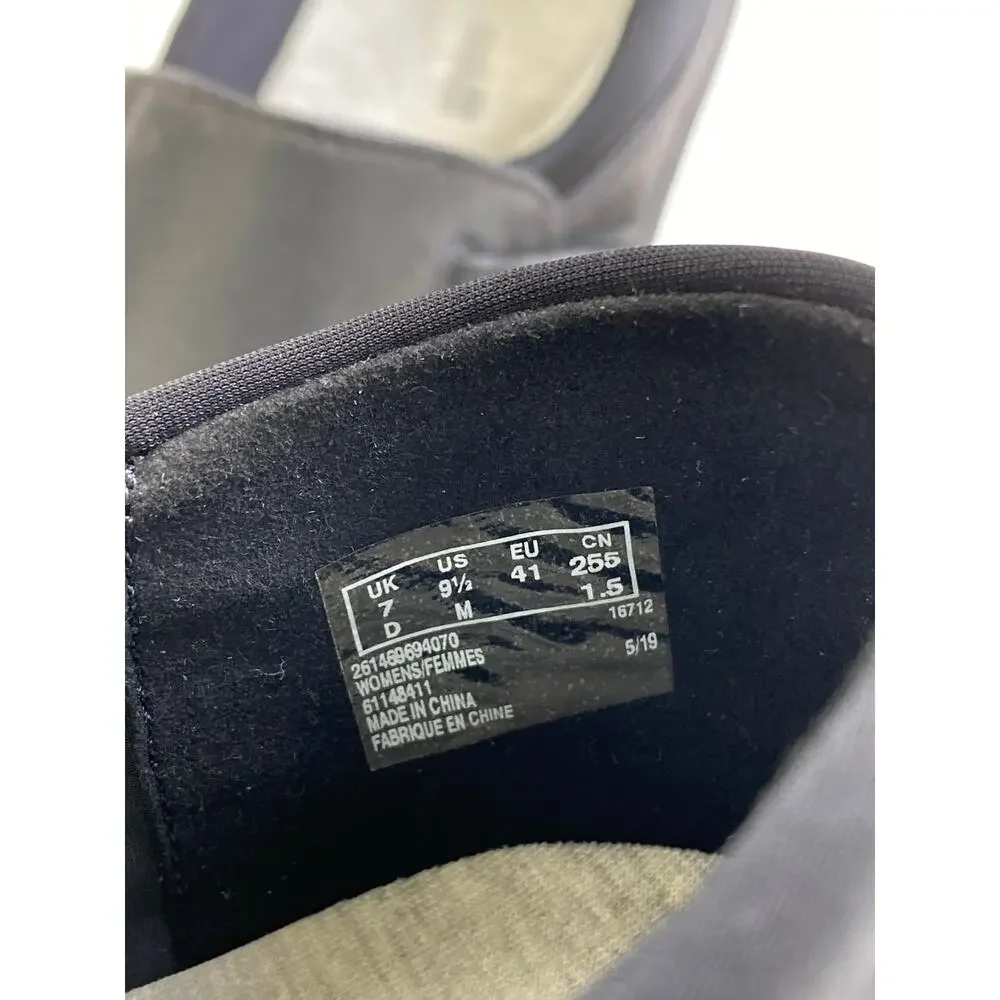 Clarks Cloudsteppers Sillian 2.0 Ease Black Loafer Wedge Heel Comfort Womens 9.5